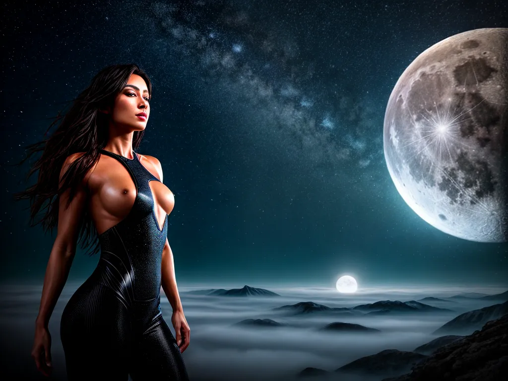 Fotos lua cheia ceu estrelado sereno