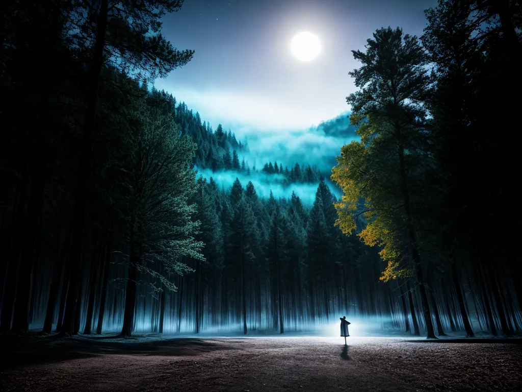 Desvende os Mistérios Noturnos: Descubra o que Significa Sonhar... 3 Fotos lua crescente floresta mistica