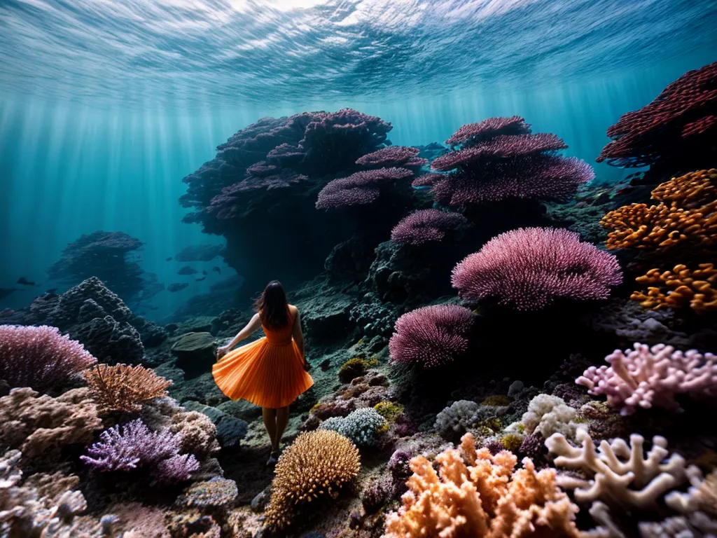 Descubra o maravilhoso mundo Marinho em seus Sonhos! 6 Fotos mergulhador oceano recifes peixes surreal