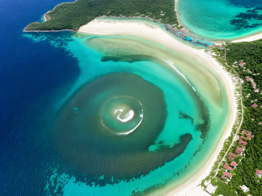 Fotos oceano sereno turquesa sol