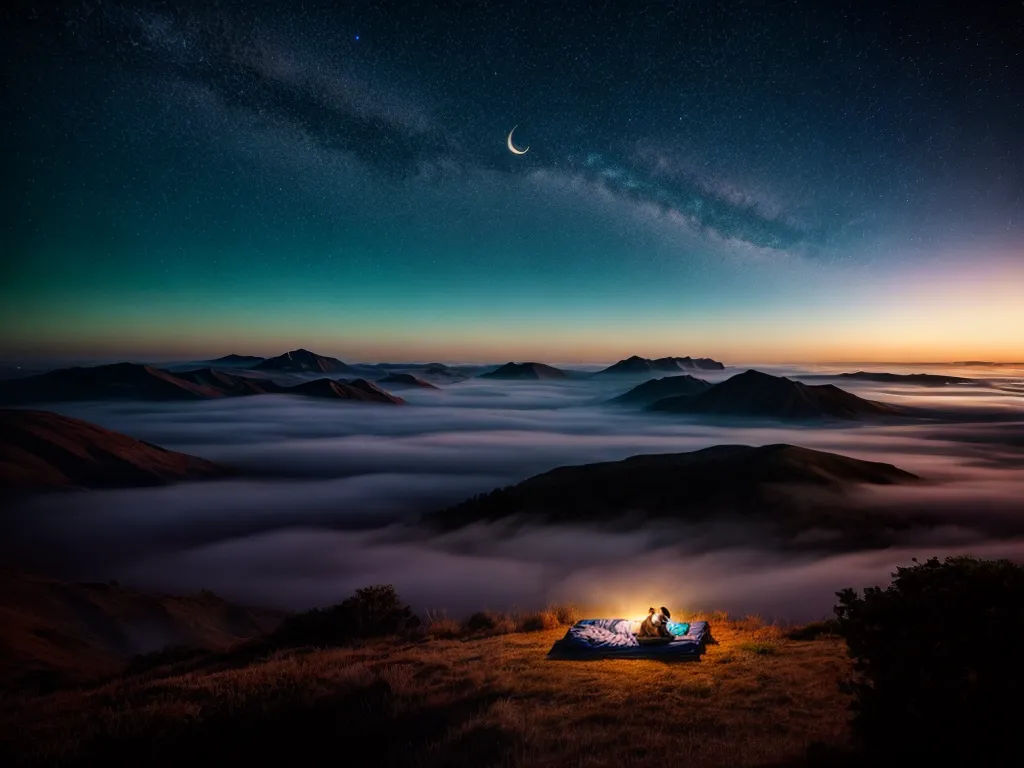 Visões Além da Imaginação: Desvende o Mistério dos Sonhos 4 Fotos pintura ceu estrelado sonho misterio