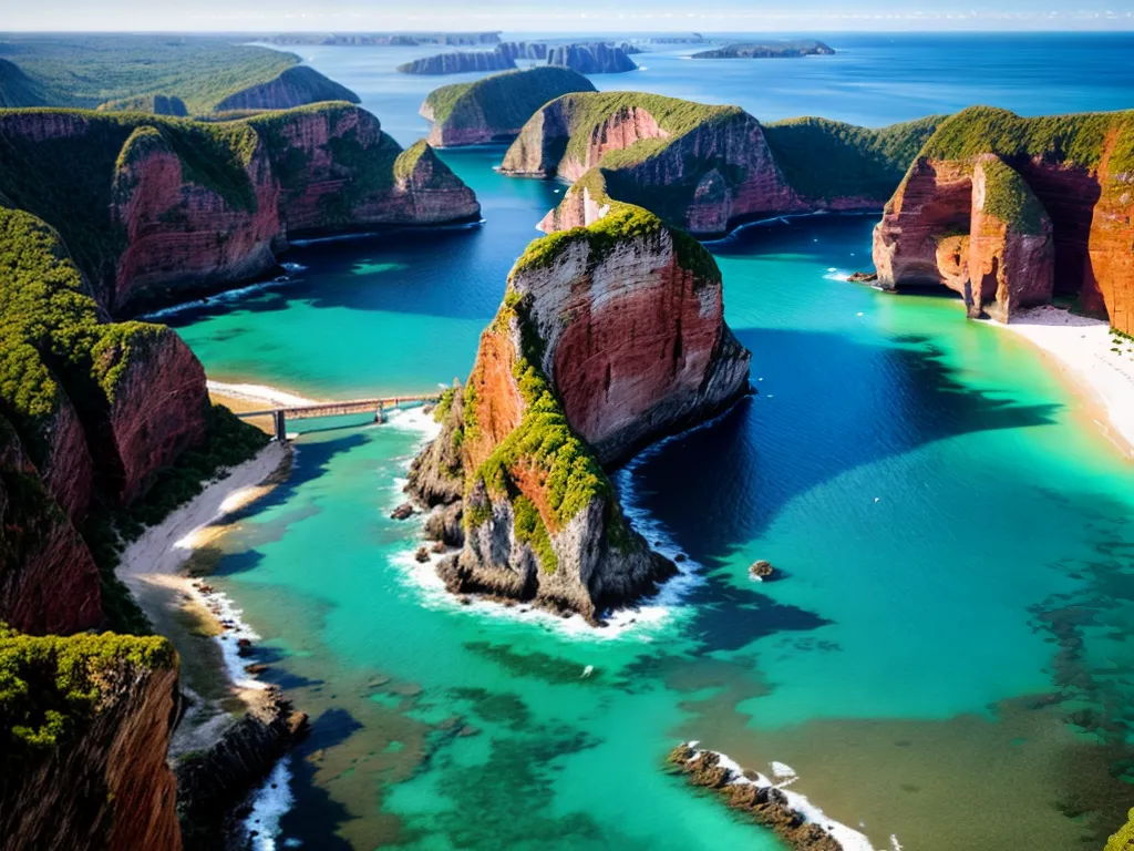 O Significado de Sonhar com Praias Secretas 3 Fotos praia paraiso turquesa cliffs por do sol