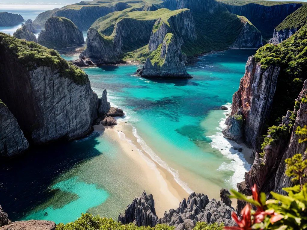 O Significado de Sonhar com Praias Secretas 5 Fotos praia secreta turquesa cliffs