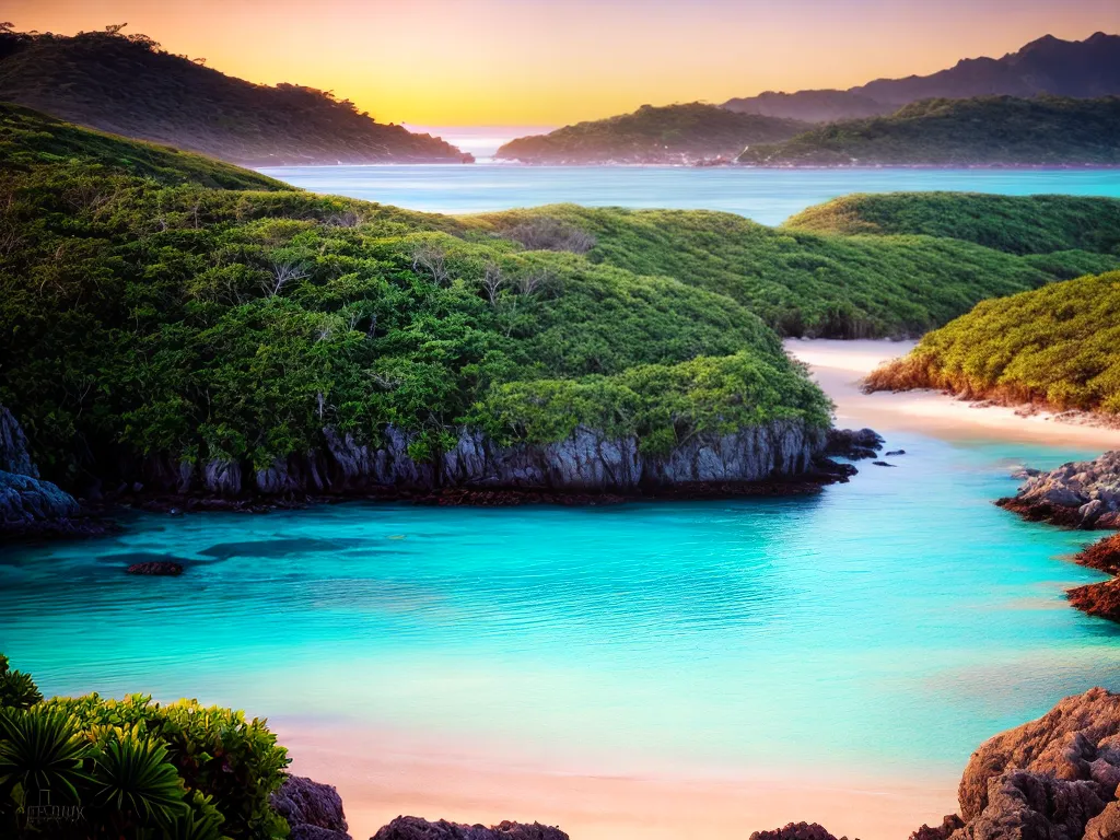 Descubra como alcançar a riqueza dos seus sonhos 6 Fotos praia tropical luxuosa agua cristalina palmeiras por do sol