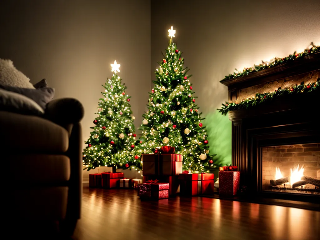 Sonhar com Véspera de Natal: O Que Isso Quer Dizer? 5 Fotos sala natal luzes arvore familia