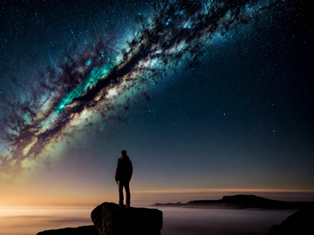 O Enigma do Tio: Qual é o Significado de Sonhar com um Parente Distante 4 Fotos silhueta pessoa paisagem estrelas familia