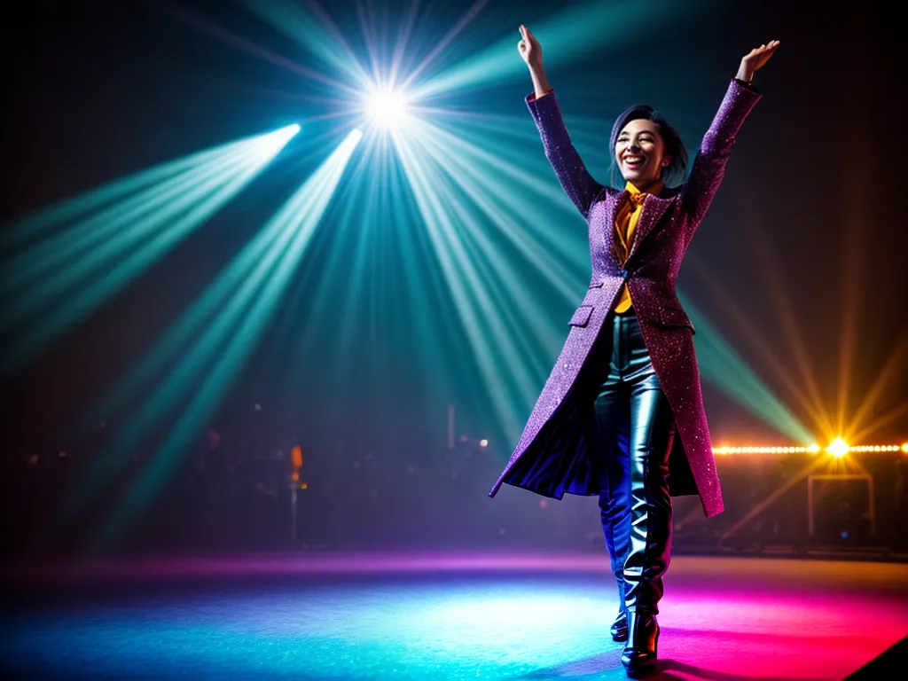 Sonhos em Destaque: Descubra o Significado e Brilhe 3 Fotos sonhador no palco luzes coloridas