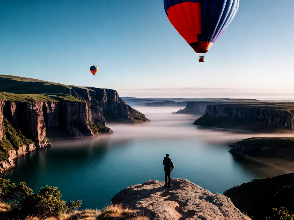 Fotos sonhando ao infinito balonismo