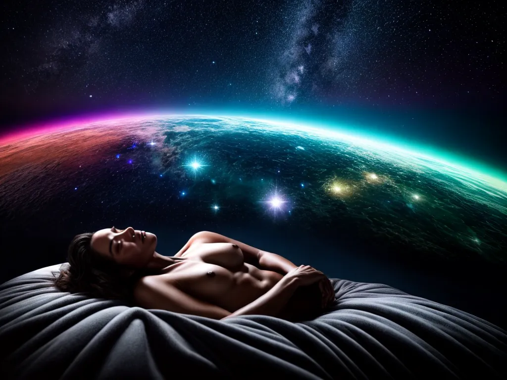 Fotos sonho estrelas labirinto pessoa deitada