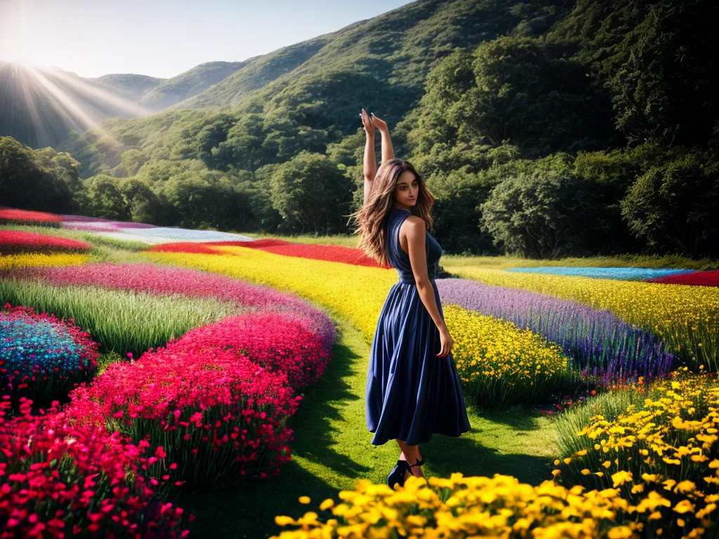 Fotos sonho flores campo brilho