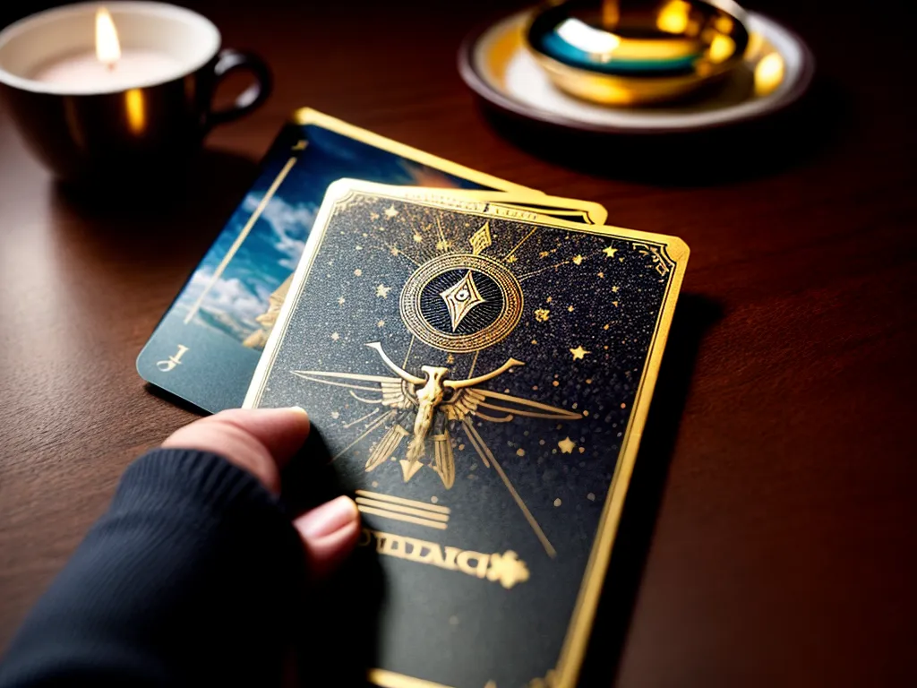 Fotos tarot maos cartas simbolos misticos