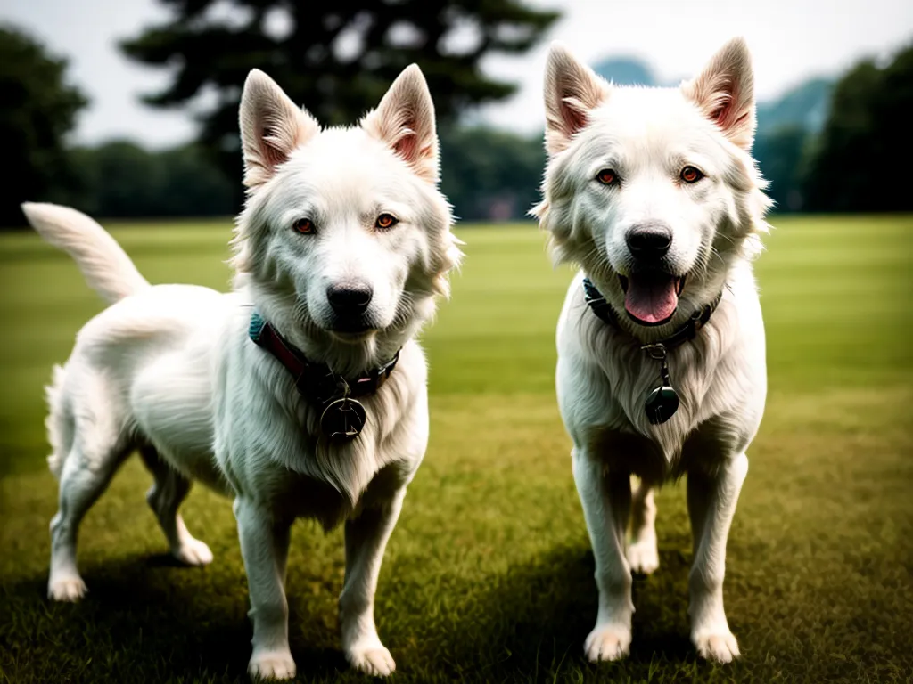 Descubra o Significado de Sonhar com Cachorro Branco 3 Fotos cao branco sereno pradoverde