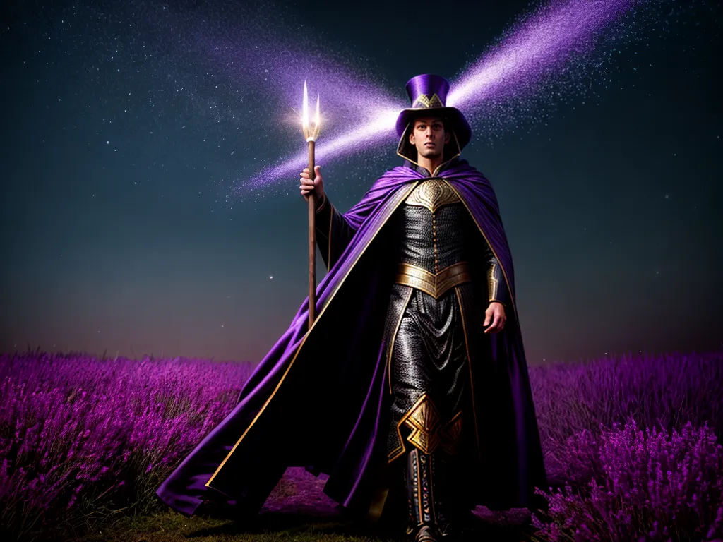 Descobrindo o Significado de Sonhar com Magia e Feitiçaria 5 Fotos cena magica ceu roxo magico