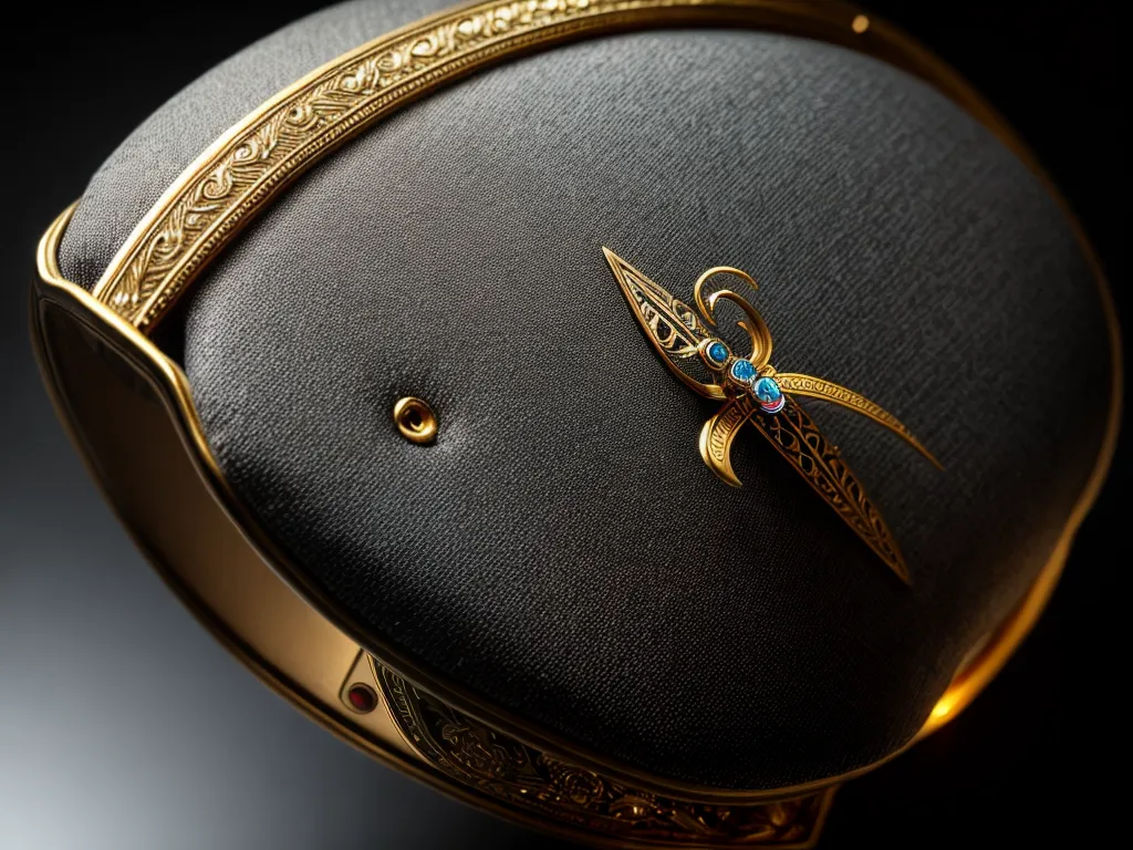Sonhar com Espada: Tudo que Você Precisa Saber 3 Fotos espada ornamentada veludo gemas