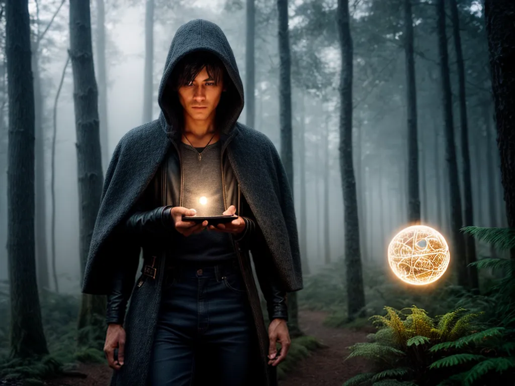 Descobrindo o Significado de Sonhar com Magia e Feitiçaria 4 Fotos floresta mistica orbe magico