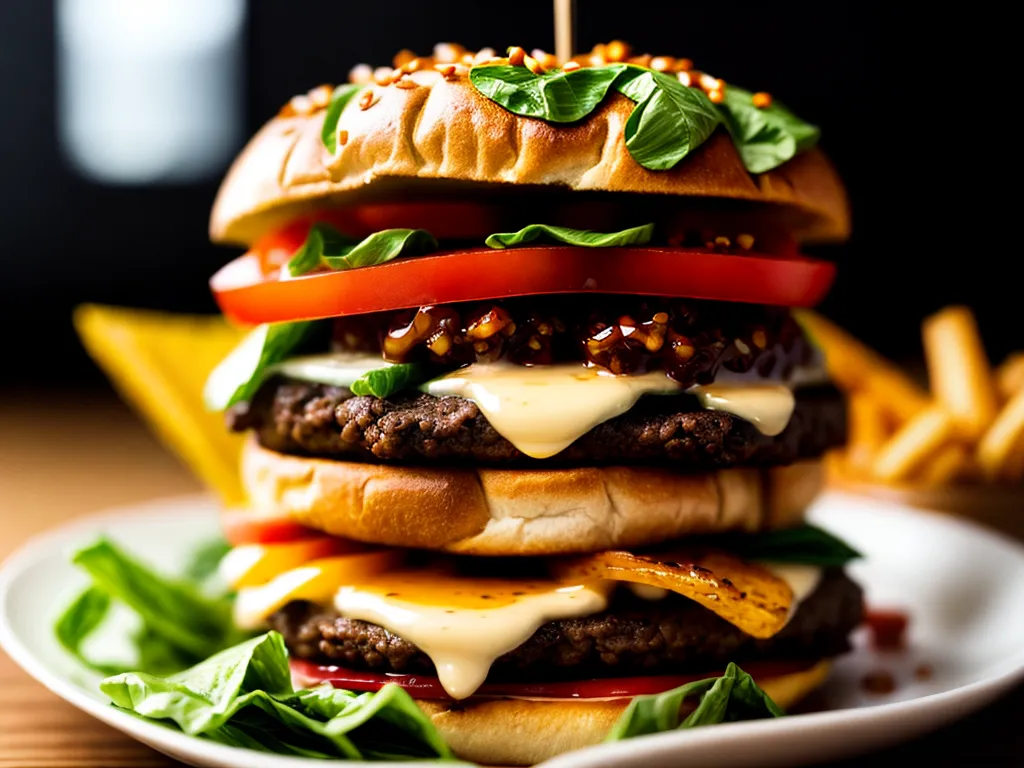 Descubra o Significado de Sonhar com Lanches 6 Fotos hamburguer suculento fritas crocantes