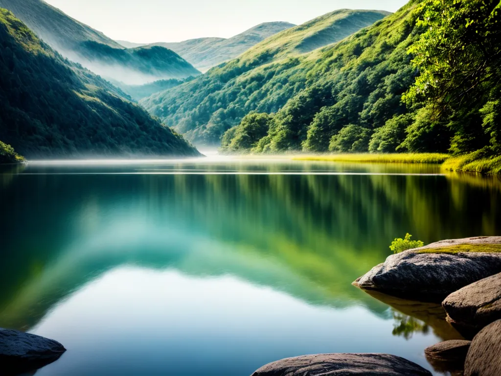 Descubra o significado de sonhar com água 4 Fotos lago verde reflexo serenidade