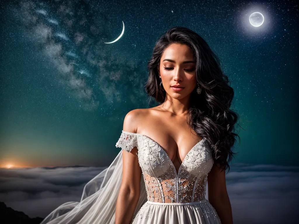 Fotos noite estrelada sonho sereno