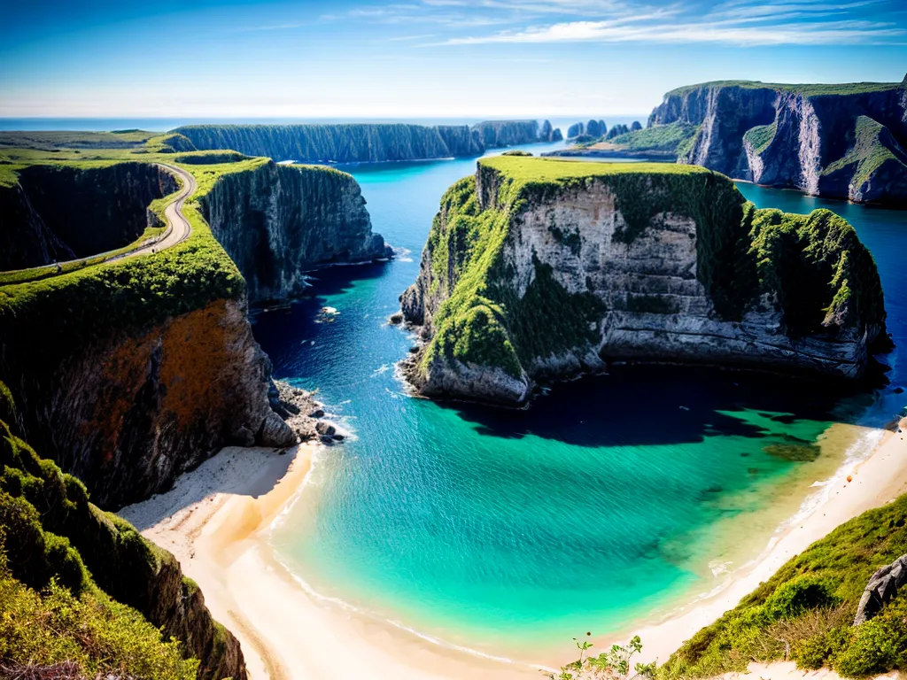 O Significado de Sonhar com Praias Secretas 5 Fotos praia escondida ouro turquesa natureza