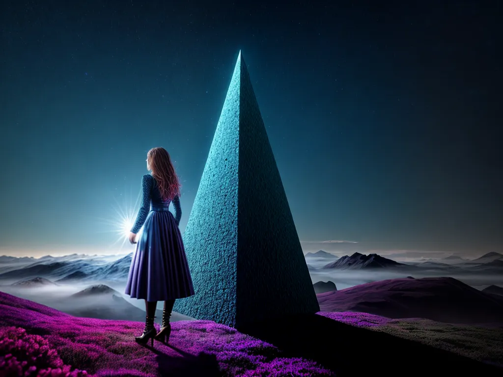 Triângulo nos Sonhos: Qual o Verdadeiro Significado? 4 Fotos sonhador misterioso paisagem triangular
