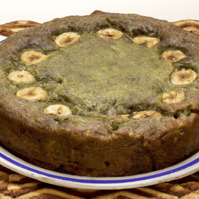 Biomassa de Banana Verde: Receita de Bolo