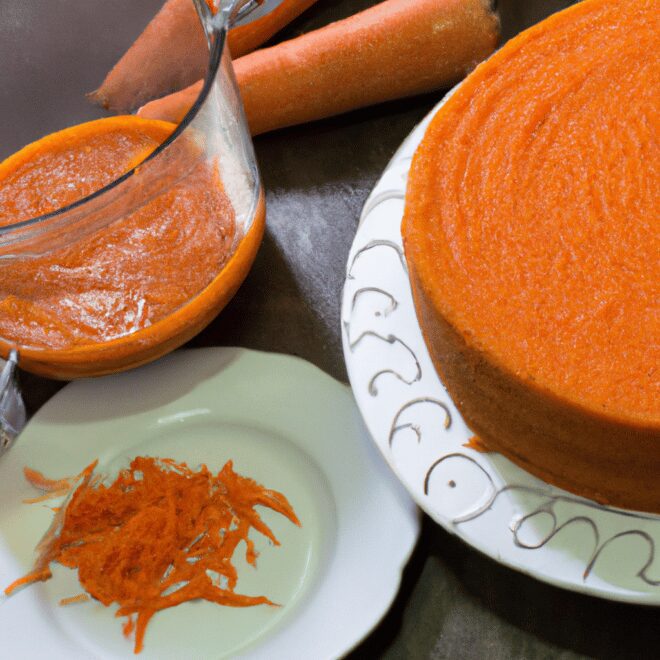 Bolo de cenoura receita liquidificador: Aprenda a fazer um bolo de cenoura delicioso no liquidificador!