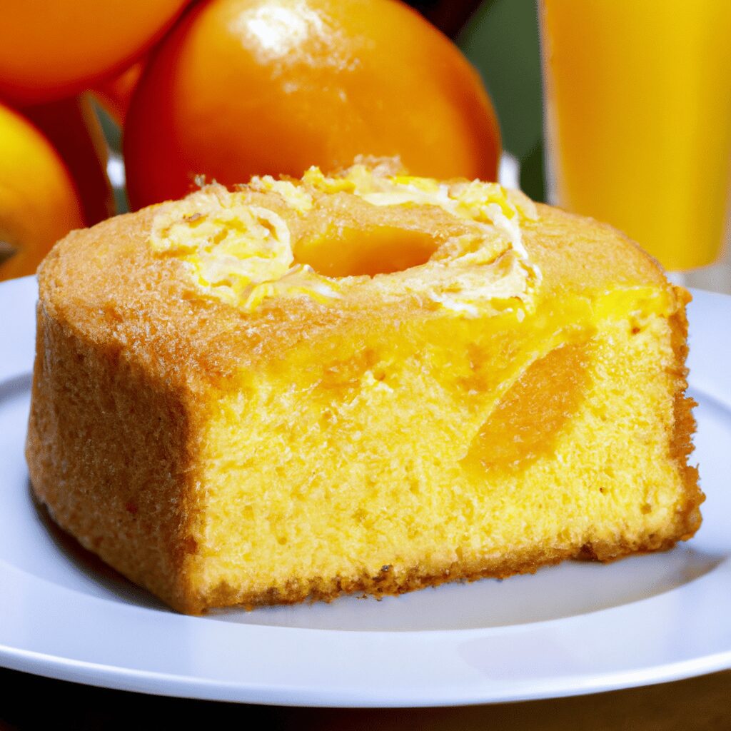 Bolo de Fanta Laranja: Receita Do Pai