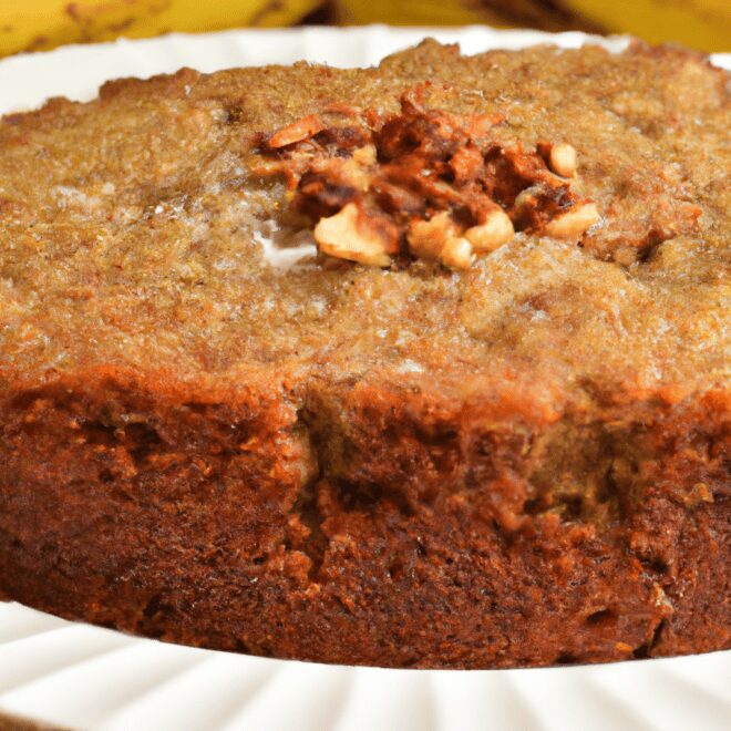 Bolo de Banana da Terra com Aveia: Receita Saudável e Deliciosa