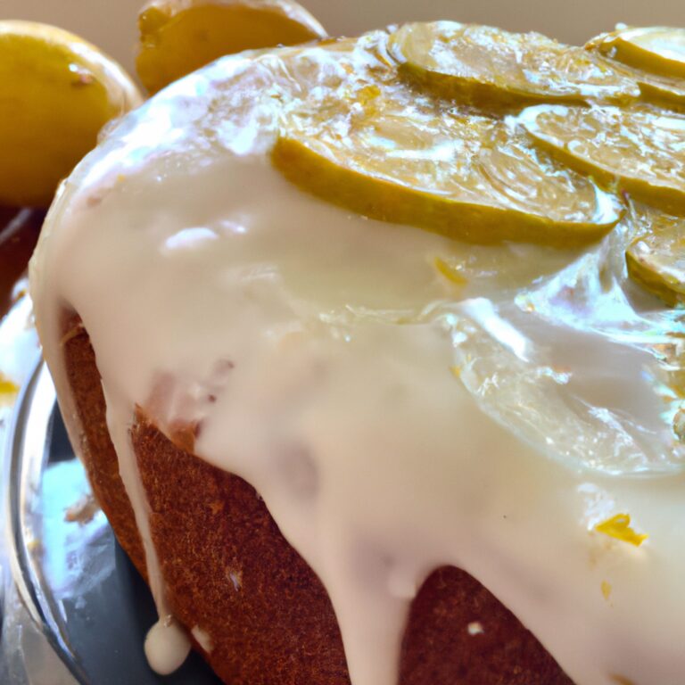 Bolo de Limão com Iogurte e Gelatina: Uma Receita Fácil e Deliciosa!