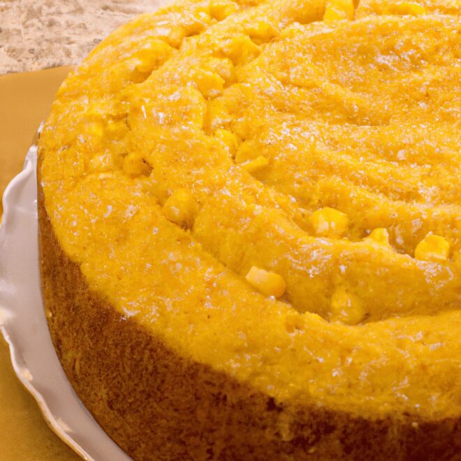 Receita de Bolo com Flocão e Milho