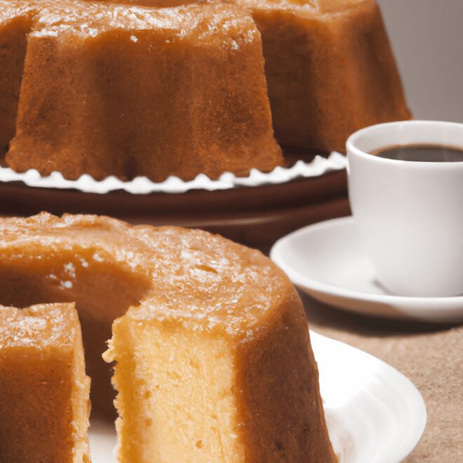Bolo de leite condensado no fundo: a receita perfeita para o seu café da manhã!