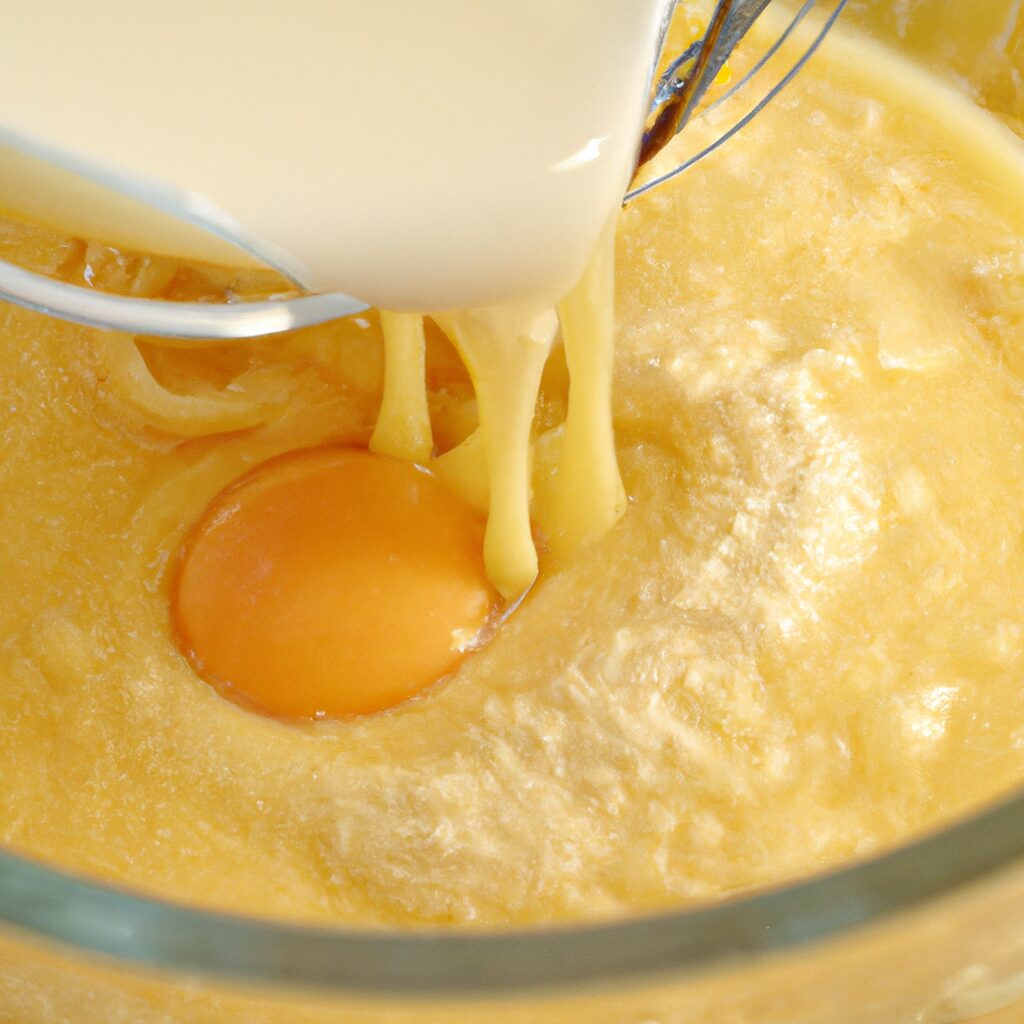 Receita de bolo com um ovo no liquidificador