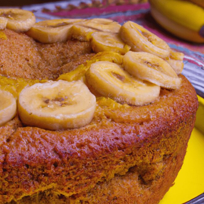 Receita de Bolo de Banana Crocante: Aprenda a Fazer o Bolo Mais Delicioso da Internet!