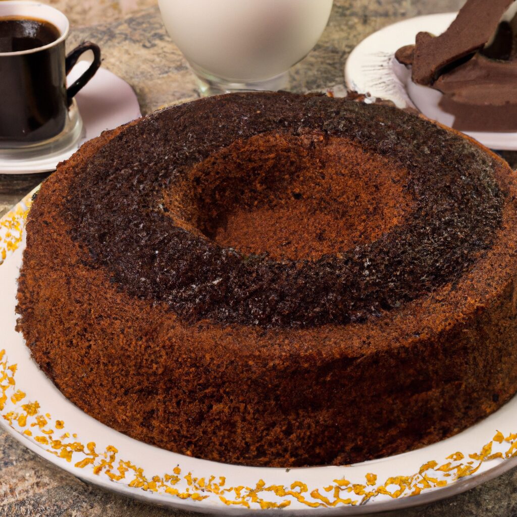 Receita de Bolo de Café com Chocolate Nosso Campo
