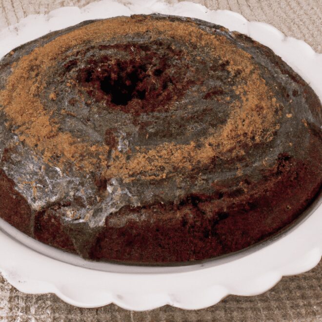 Receita de Bolo de Chocolate com Açúcar Mascavo