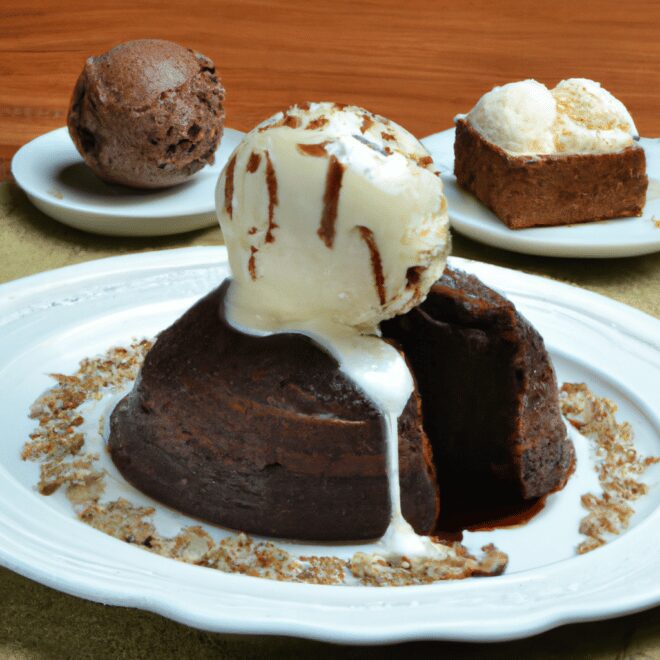 Bolo de chocolate com sorvete de creme: a receita perfeita para o seu dia