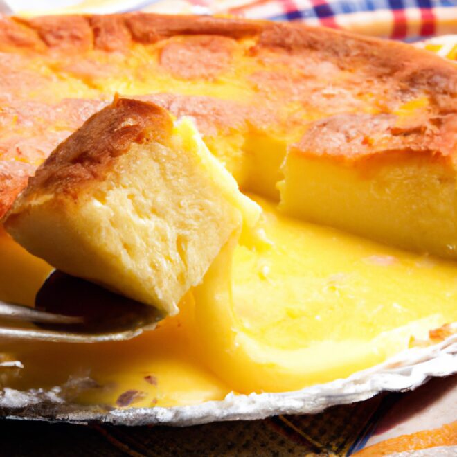 Receita de bolo de custard a melhor sobremesa para o seu café da manhã!