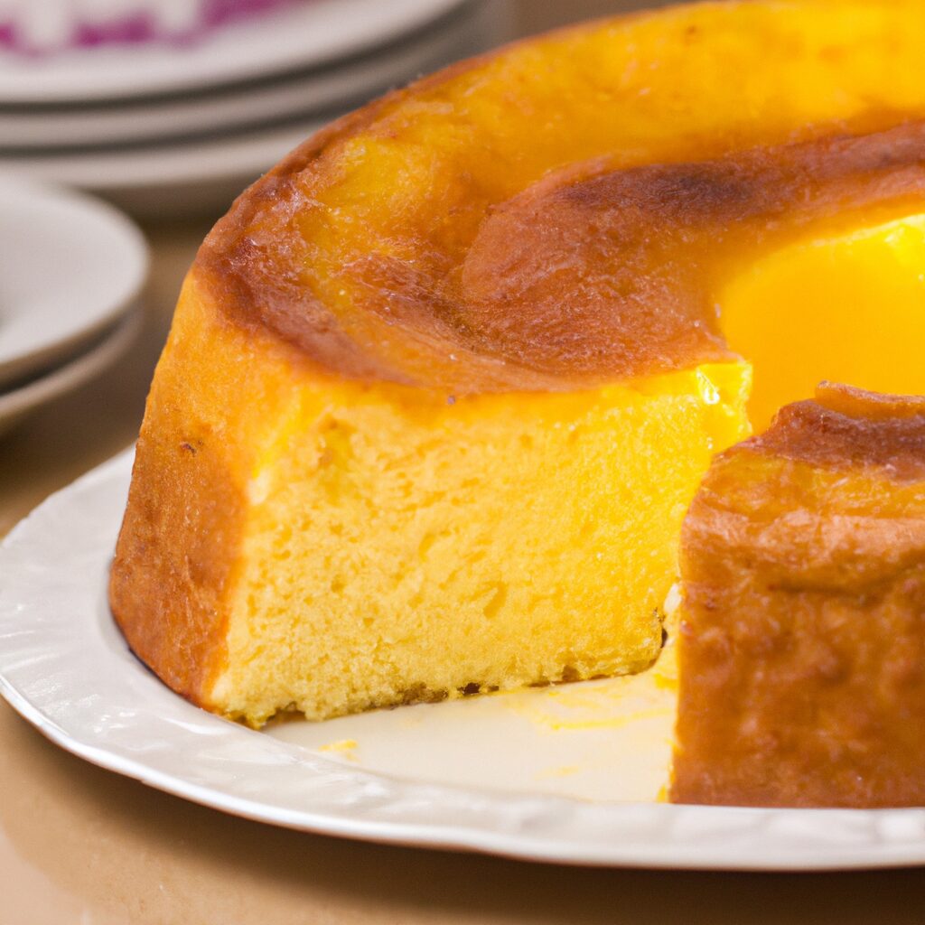 Receita de bolo de custard a melhor sobremesa para o seu café da manhã!