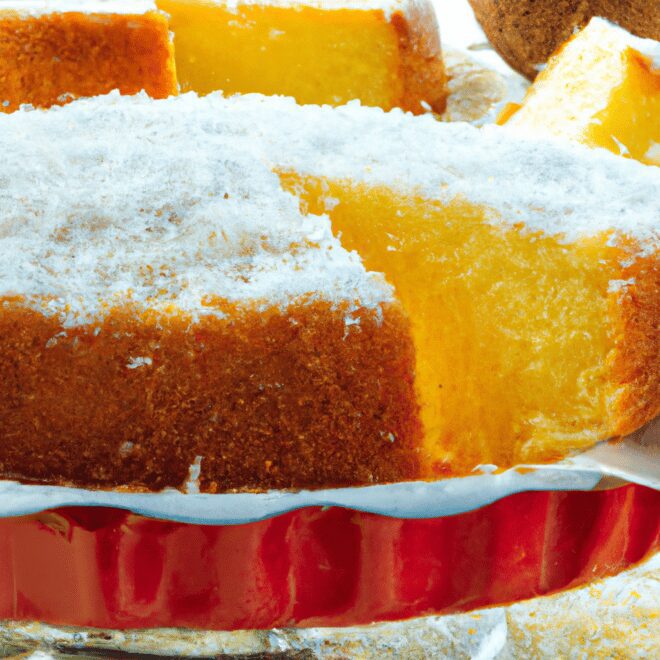 Receita de Bolo de Fubá com Leite de Coco: Aprenda a fazer este bolo delicioso!