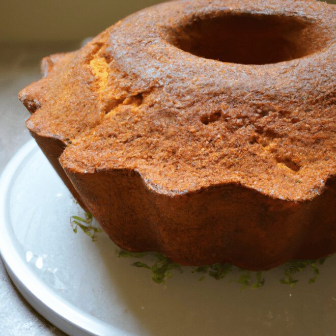 Bolo de Fuba Tradicional com Erva Doce: Uma Receita Simples e Deliciosa!