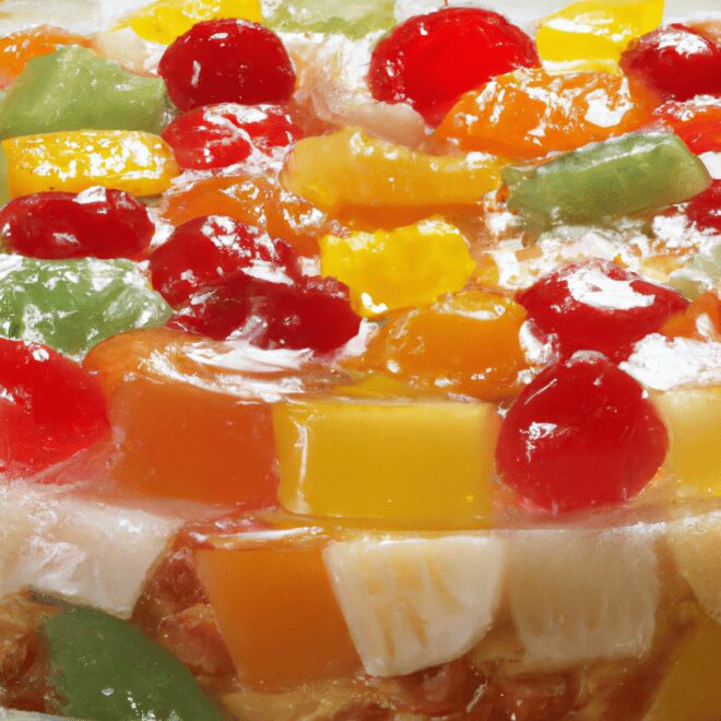 Receita de Bolo de Frutas Cristalizadas