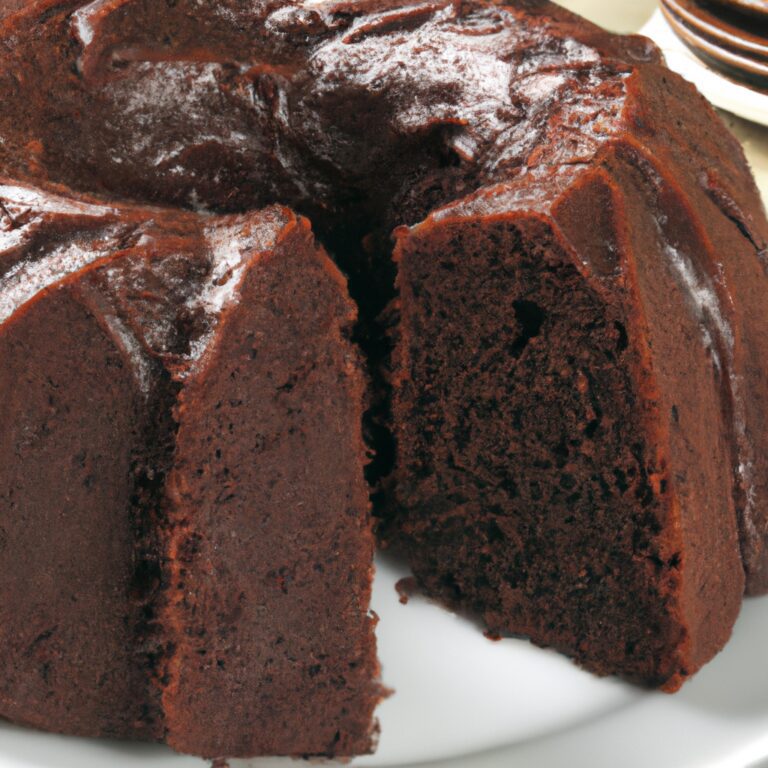 Receita de bolo de chocolate sem leite e sem margarina
