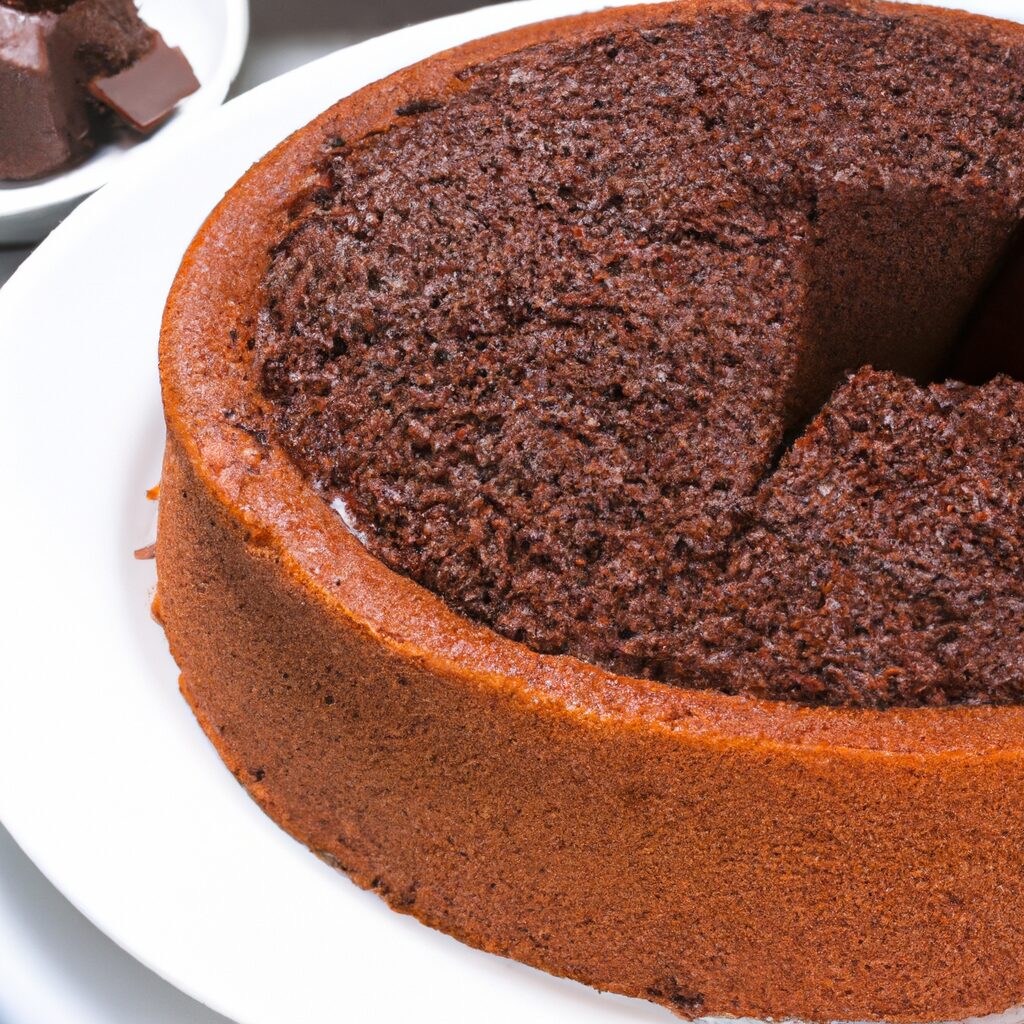 Receita de Bolo Simples de Chocolate de Batedeira