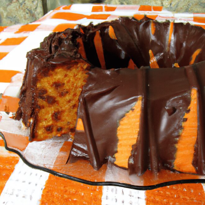 Receita de Bolo Xadrez de Cenoura e Chocolate: Deliciosa e Fácil de Fazer!