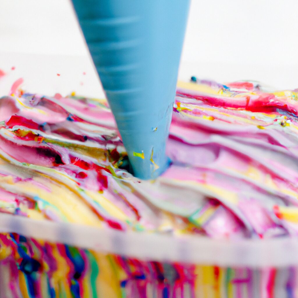 Receita de Glace Colorido Para Bolo