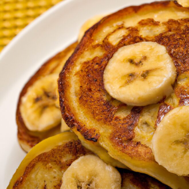 Receita de Panqueca de Banana No Microondas