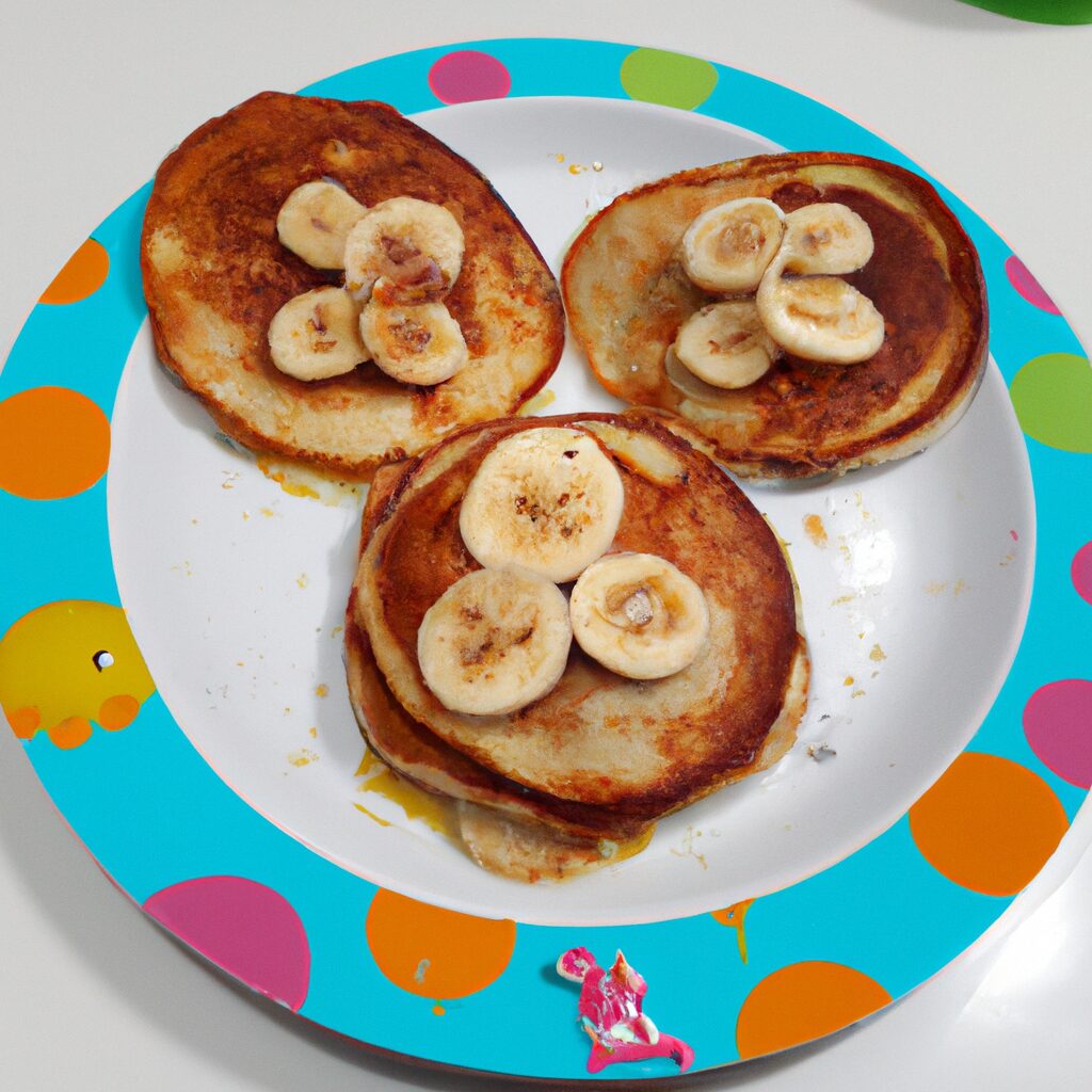 A receita perfeita de panqueca de banana para crianças!