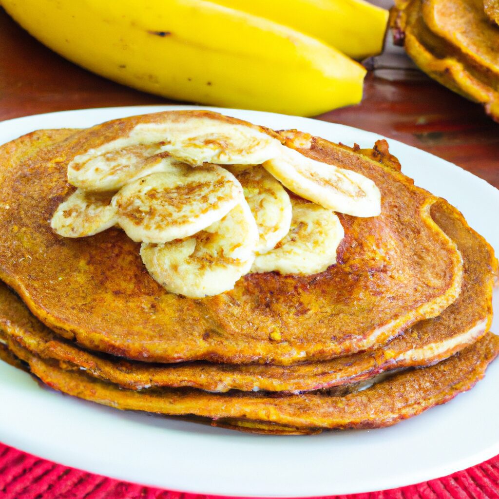 Receita de Panqueca de Banana Sem Óleo