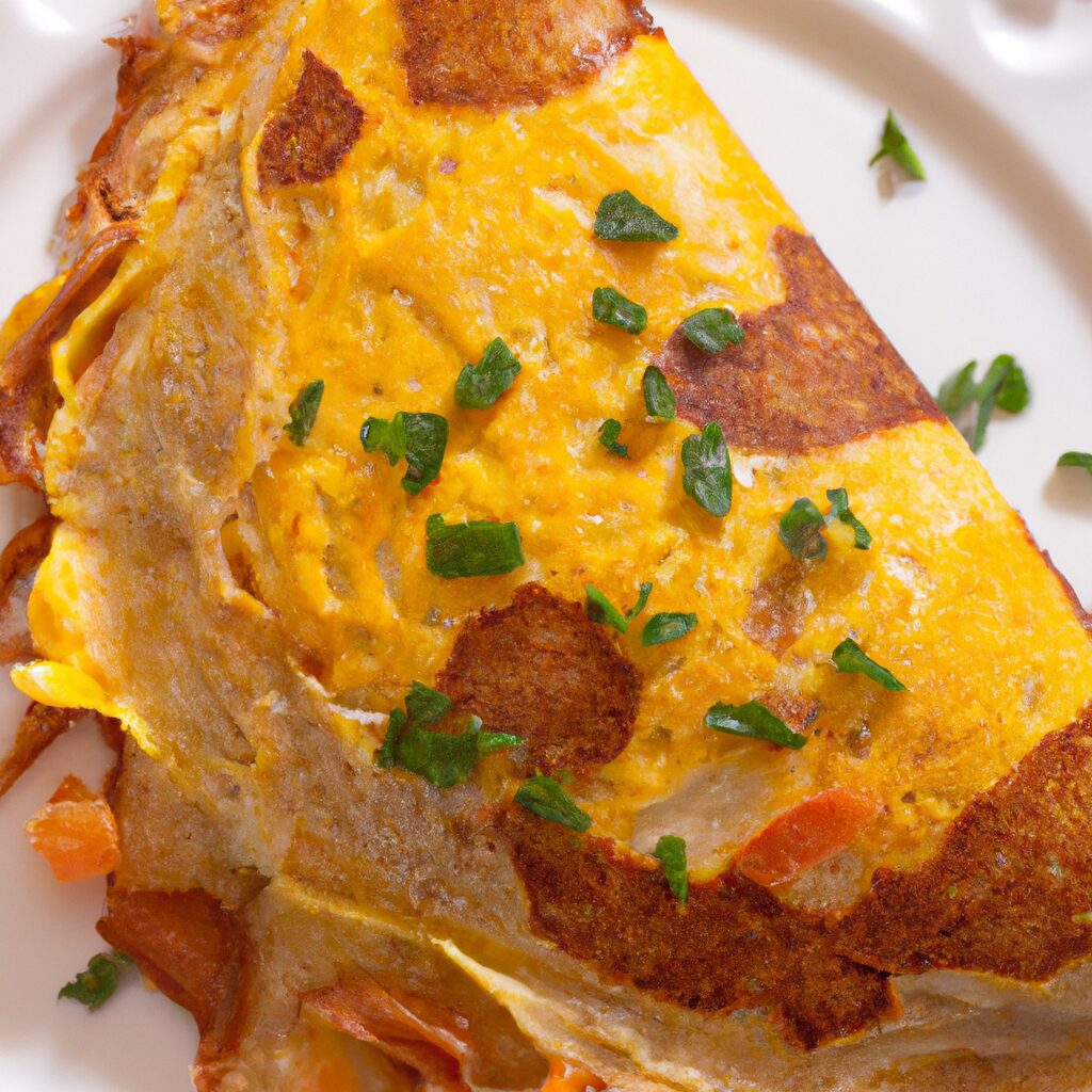 Receita de Panqueca de Batata Doce Recheada com Frango