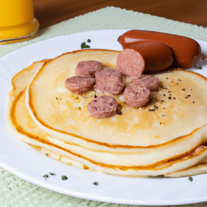 Receita de Panqueca de Salsicha Simples: Uma Delícia para o Seu Café da Manhã!